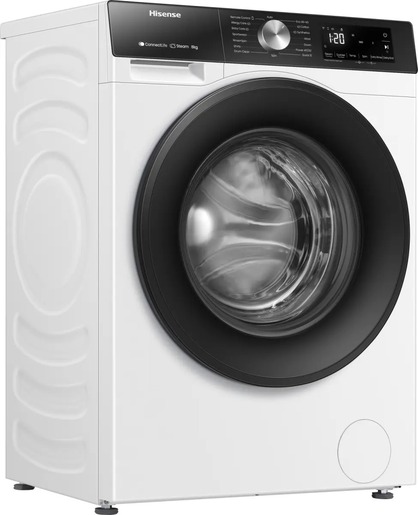 Hisense mašina za pranje veša WF3S8043BW3, 8 kg, 1400 rmp, Antialergijski program, Baby Care, Bela