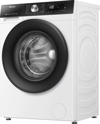 Hisense mašina za pranje veša WF3S8043BW3, 8 kg, 1400 rmp, Antialergijski program, Baby Care, Bela