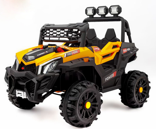 Auto na akumulator za decu 827153 Džip Power 12v Narandžasti