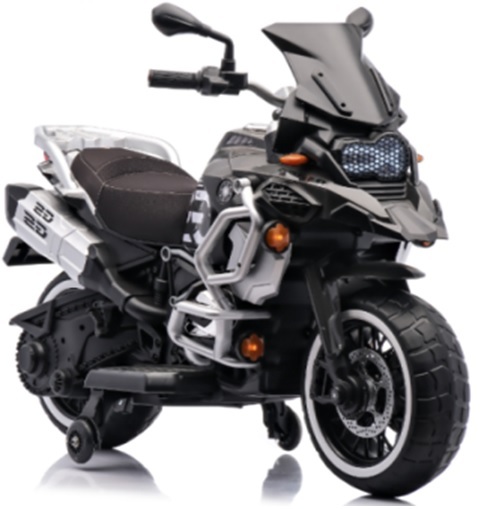 Motor na akumulator za decu 027142 Motor BMW GS 2 točka 12V Sivi