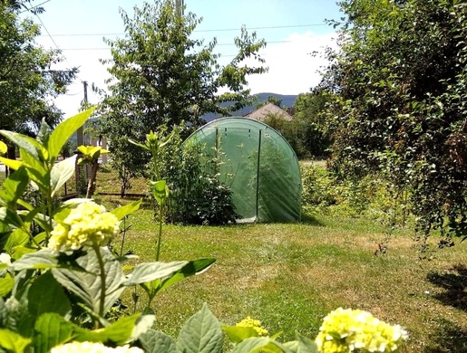 CHOMIK Baštenski plastenik tunel 3-segmentni Zeleni 4 x 2,5 x 2 M TUN5583