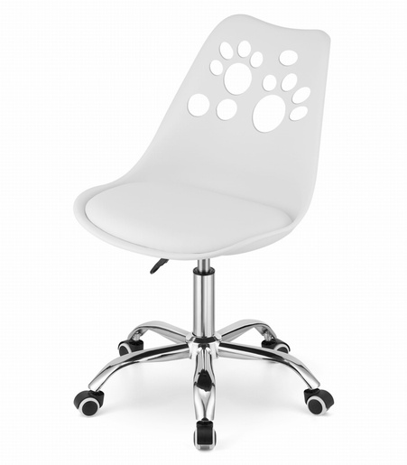 OSKAR Stolica PRINT - bela 3739_1-PRINT-J