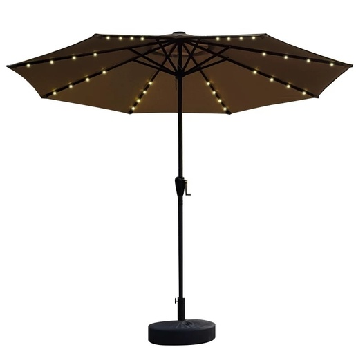 BOLZZ Suncobran sa led osvetljenjem biege BOLSUNLEDBIE