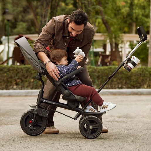 KINDERKRAFT TRICIKL ASTON 2 PLUS GREY KRASTO02GRYPL00