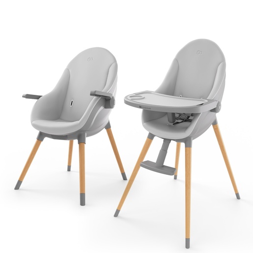 KINDERKRAFT STOLICA ZA HRANJENJE 2U1 FINI UP GREY KHFINIUPGRY0000