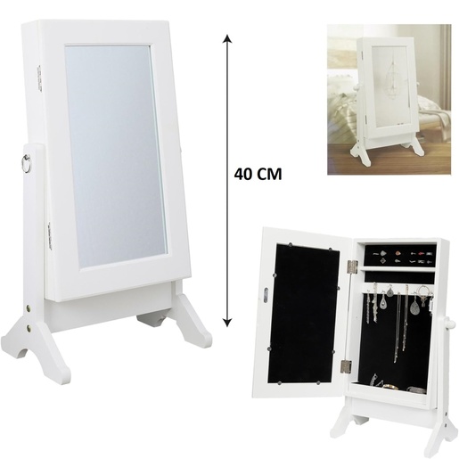 BOLZZ OGLEDALO ZA ŠMINKANJE I KUTIJA ZA NAKIT NEDI BOLOGLSMINED