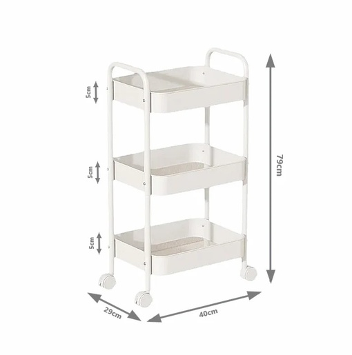 BOLZZ POLICA ZA ODLAGANJE STVARI MM WHITE BOLPOLMMWHI