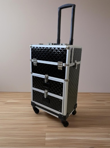 BOLZZ KOFER ZA SMINKANJE PROFI BLACK BOLKSMIPRBLK