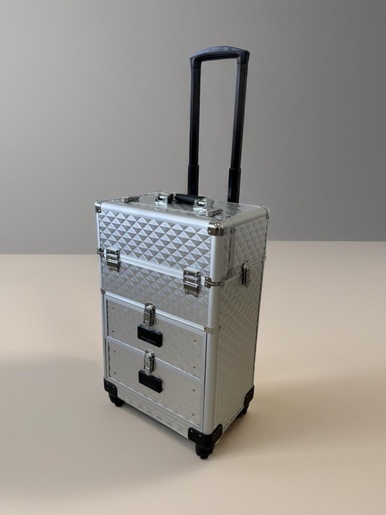 BOLZZ KOFER ZA SMINKANJE PROFI SILVER BOLKSMIPRSIL