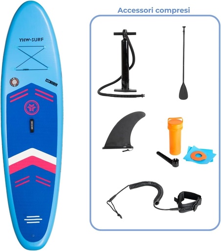 BOLZZ SUP DASKA YIW 3,2M BLUE BOLSUPYIWBLU