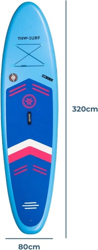 BOLZZ SUP DASKA YIW 3,2M BLUE BOLSUPYIWBLU