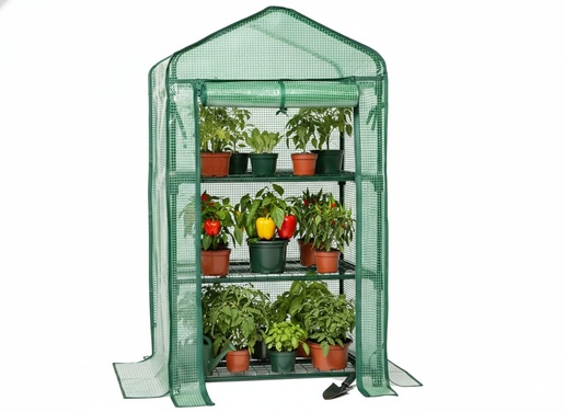 CHOMIK Baštenski plastenik tunel 2-segmetni Zeleni 2 x 2 x 2 M TUN5545