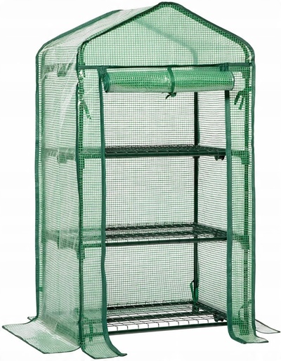 CHOMIK Baštenski plastenik tunel 2-segmetni Zeleni 2 x 2 x 2 M TUN5545