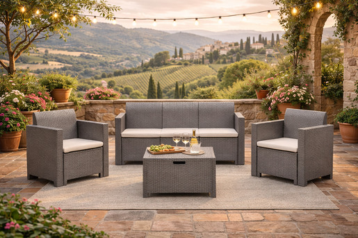 Bica Baštenski set - Nebraska 3, taupe