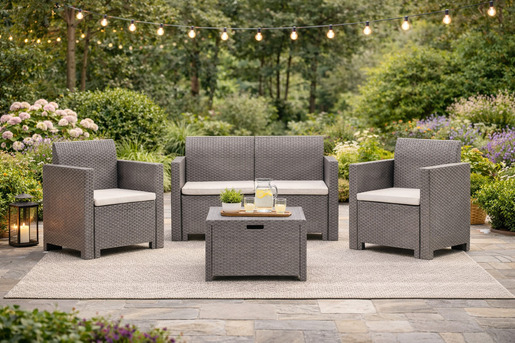 Bica Baštenski set - Nebraska 2, taupe