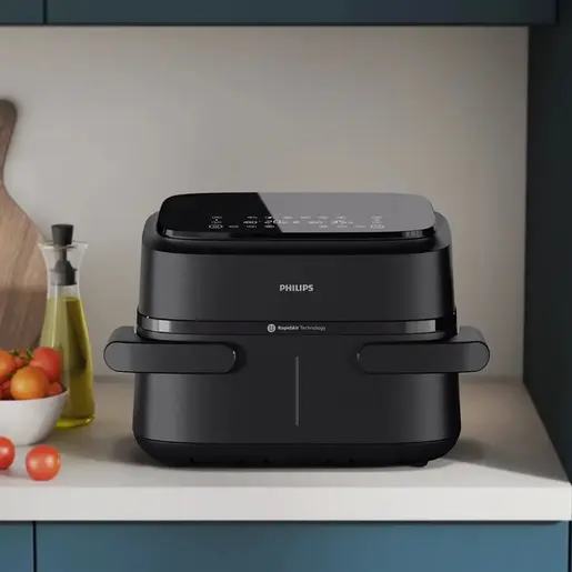 Philips friteza na vruć vazduh NA150/00, 2450 W, 7 l, crna