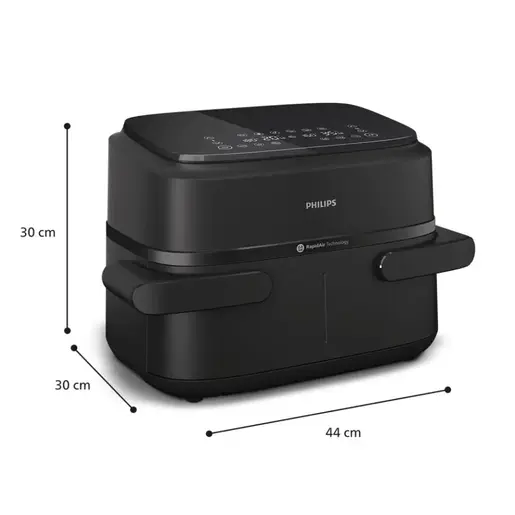 Philips friteza na vruć vazduh NA150/00, 2450 W, 7 l, crna
