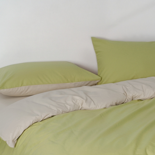 Dekordom Jastučnica cb bicolor set 2/1 60x80 - green/merri bej