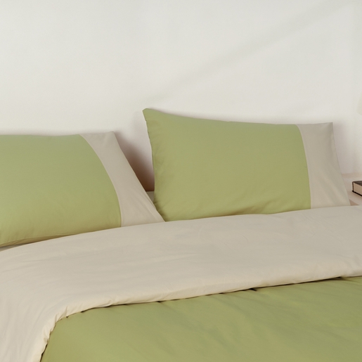 Dekordom Jastučnica cb asimetric set 2/1 50x70 - green/merri bej