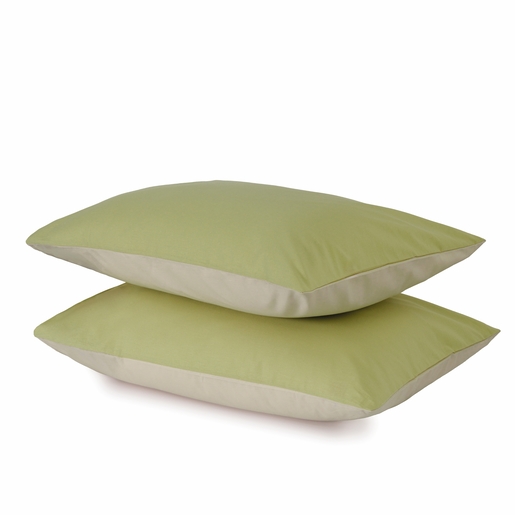 Dekordom Jastučnica cb bicolor set 2/1 50x70 - green/merri bej