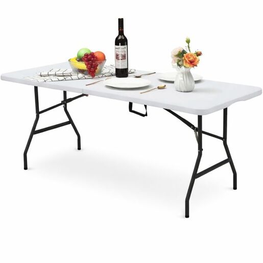 ePRO sklopivi baštenski sto 180x74x74cm, metal-plastika