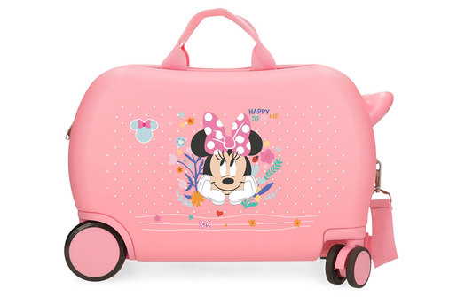 Disney minnie happy to be me dečiji kofer na točkićima - pink 43.210.11