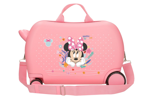 Disney minnie happy to be me dečiji kofer na točkićima - pink 43.210.11
