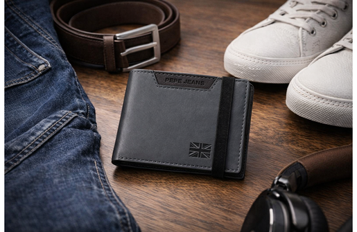 Pepe jeans indiana muški novčanik - siva 75.339.43