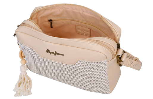 Pepe jeans clara ženska torba na rame - bež 73.954.41