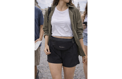 Pepe jeans naia ženska torba oko struka - crna 75.549.41