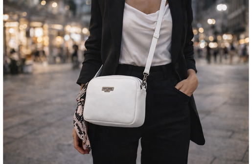 Pepe jeans margaret ženska torba na rame - bela 73.855.41