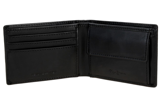 Pepe jeans hudson muški novčanik - crna 73.371.41