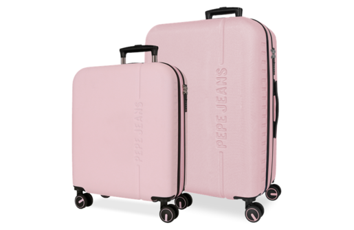 Pepe jeans montana set kofera 2/1 - powder pink 75.689.49