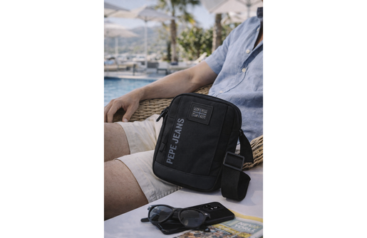 Pepe jeans matlock muška torba na rame - crna 73.152.41