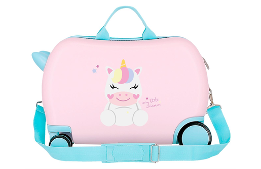 Roll road happy pets dečiji kofer na točkićima - pink 49.910.42