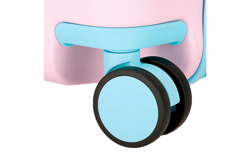 Roll road happy pets dečiji kofer na točkićima - pink 49.910.42