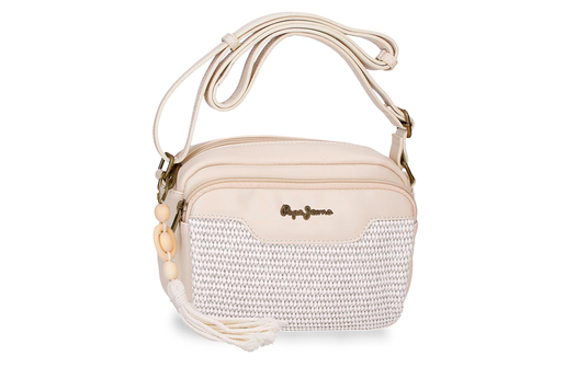 Pepe jeans clara ženska torba na rame - bež 73.955.41