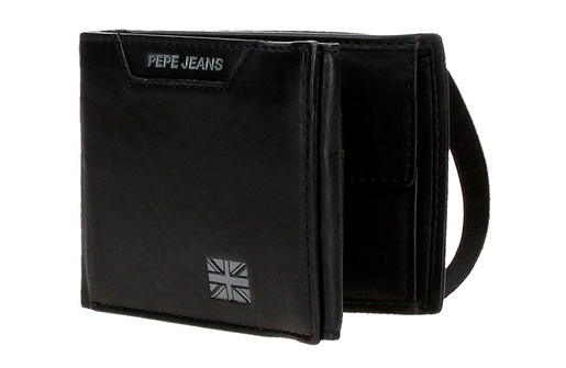 Pepe jeans indiana muški novčanik - crna 75.339.41