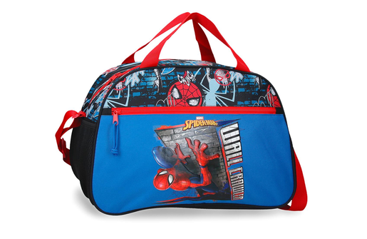 Spiderman wall crawler dečija putna torba - plava 42.732.11
