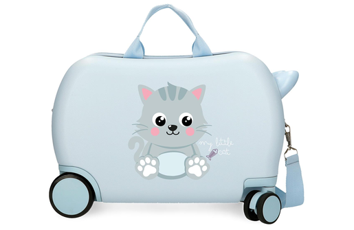Roll road happy pets dečiji kofer na točkićima - sky blue 49.910.44