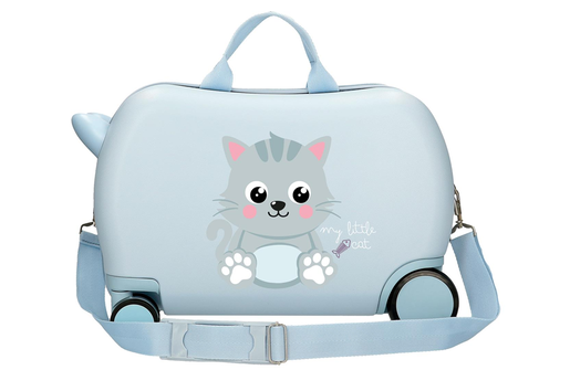 Roll road happy pets dečiji kofer na točkićima - sky blue 49.910.44