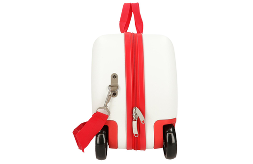 Roll road happy pets dečiji kofer na točkićima - bela/crvena 49.910.48