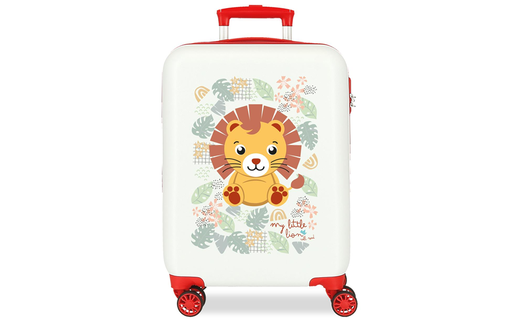 Roll road happy pets dečiji kofer 50 cm - bela/crvena 49.913.48
