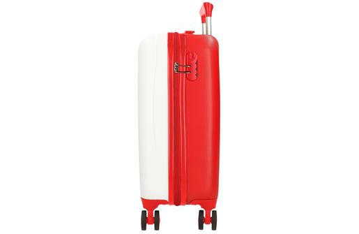 Roll road happy pets dečiji kofer 50 cm - bela/crvena 49.913.48