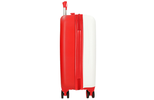 Roll road happy pets dečiji kofer 50 cm - bela/crvena 49.913.48