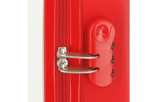 Roll road happy pets dečiji kofer 50 cm - bela/crvena 49.913.48