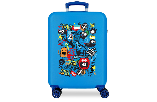 Movom monsters dečiji kofer 55 cm - plava 32.711.42