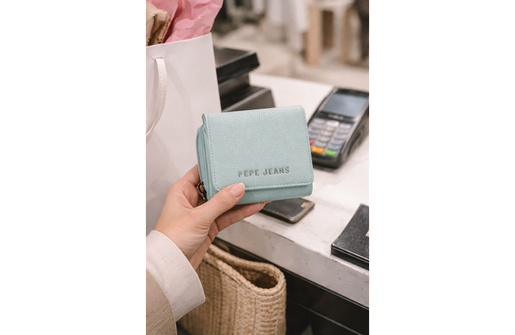 Pepe jeans paola ženski novčanik - mint 74.482.41