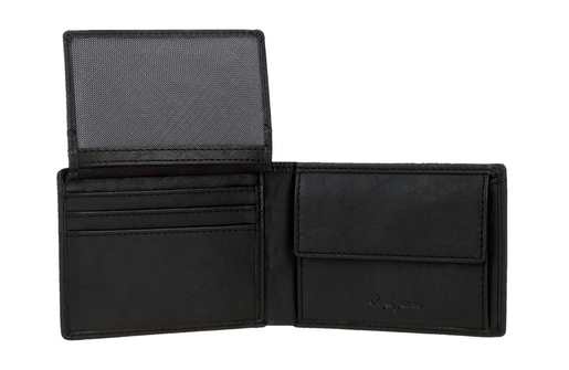 Pepe jeans indiana muški novčanik - crna 75.331.41