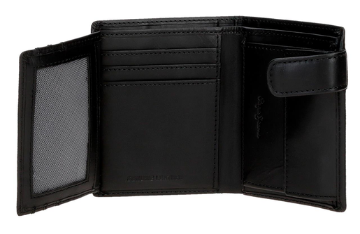 Pepe jeans hudson muški novčanik - crna 73.312.41